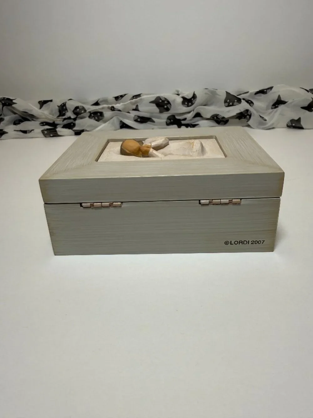 2007 Willow Tree Prayer Hinged Trinket Box Collectible Susan Lordi